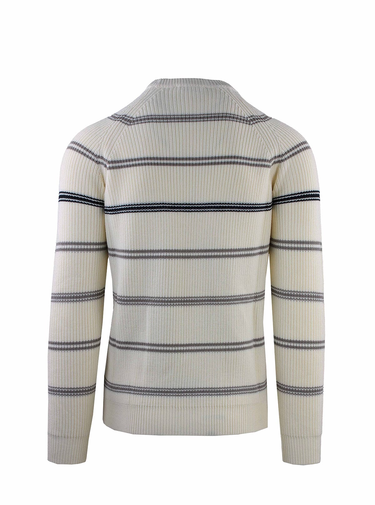 ENGLISH CREW NECK SWEATER WITH STRIPES