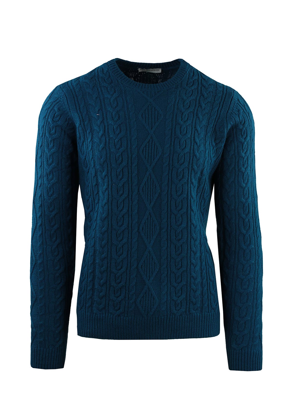 NECKLACE WITH BRAIDED AND DIAMOND PATTERNS