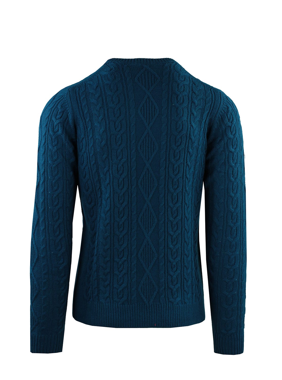 NECKLACE WITH BRAIDED AND DIAMOND PATTERNS