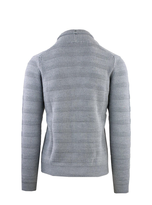 SHIRT JACKET WITH SHAWL COLLAR IN CORNPOINT