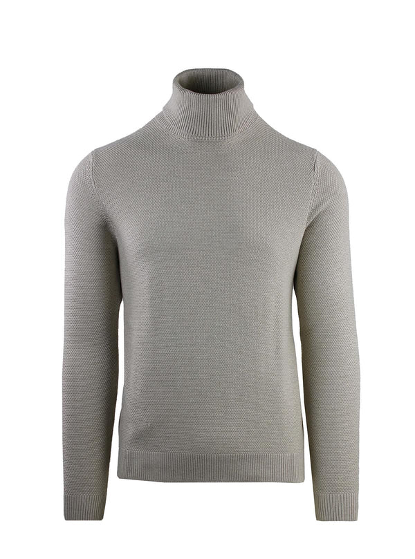 SWEATER WITH GRAIN POINT ALL OVER