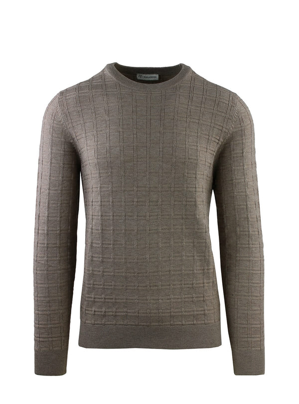 ROUND NECK CHECKED WORKMANSHIP