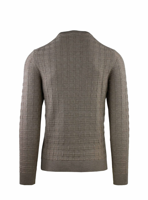 ROUND NECK CHECKED WORKMANSHIP