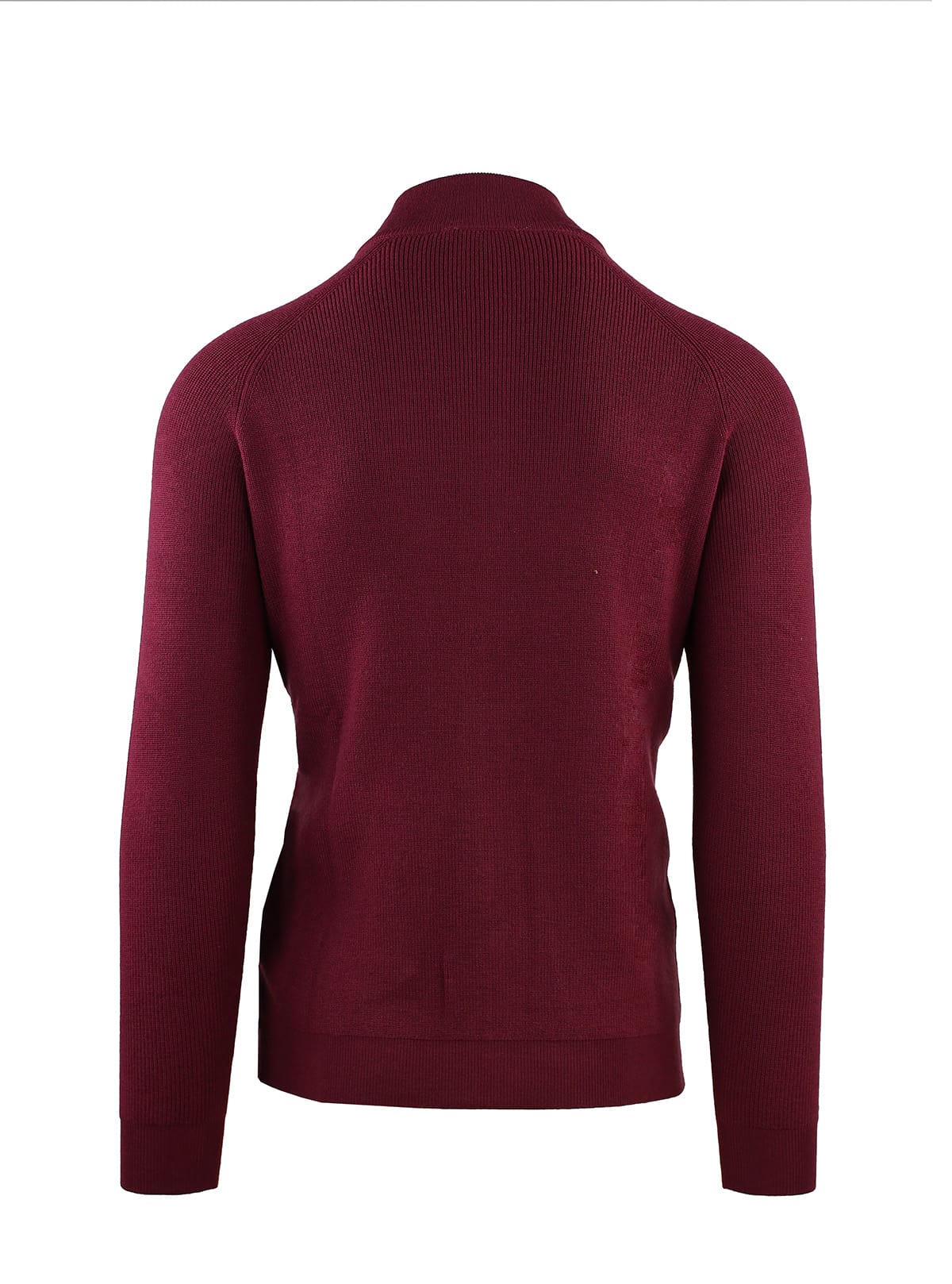 JACKET WITH ZIP ENGLISH KNIT WORK