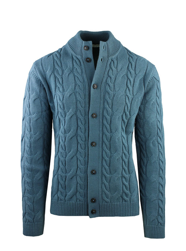 JACKET WITH BUTTONS AND BRAIDED WORK