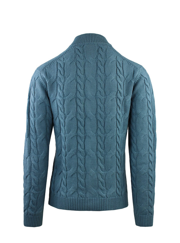 JACKET WITH BUTTONS AND BRAIDED WORK