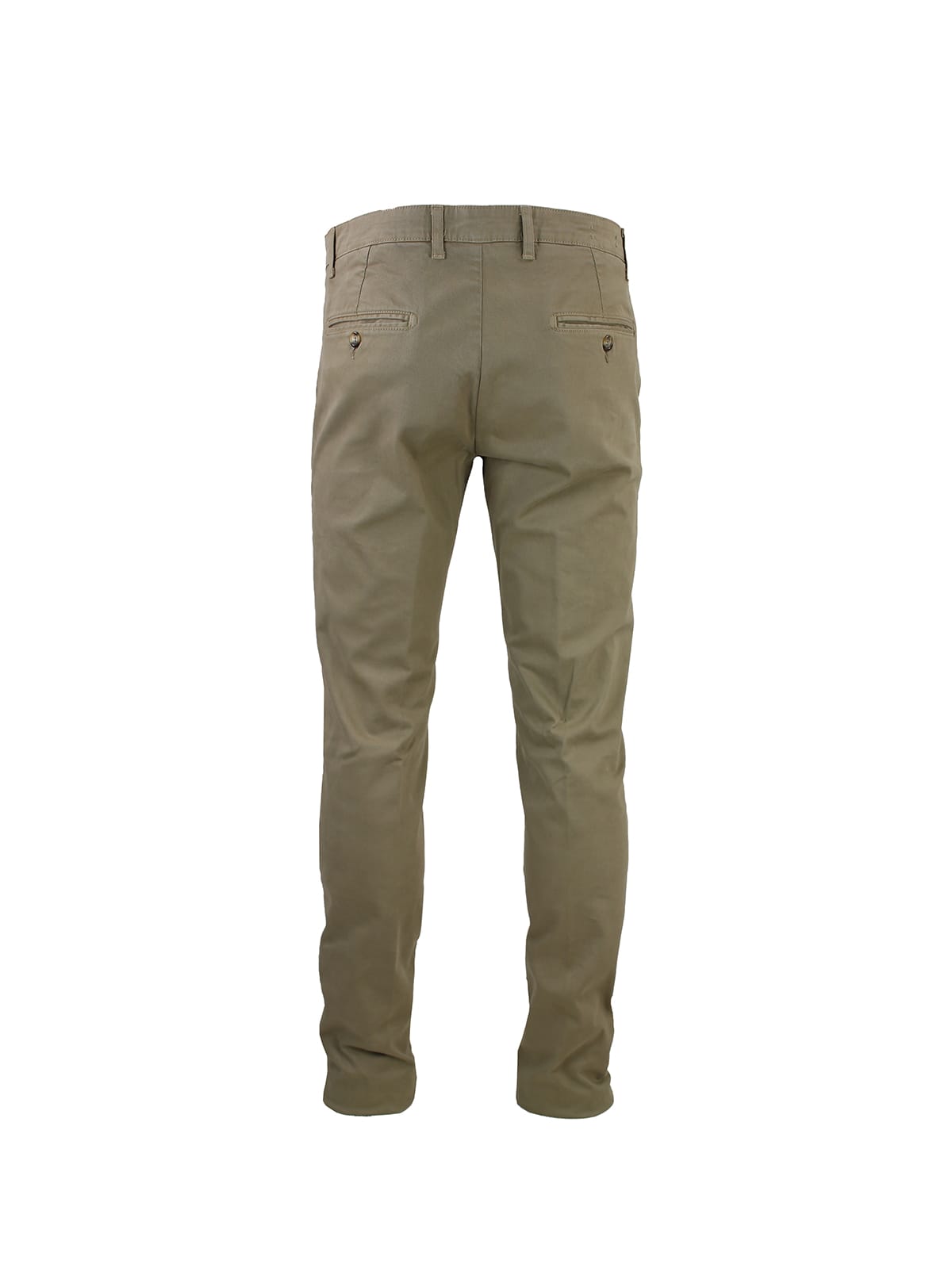 COTTON GABARDINE CHINO PANTS