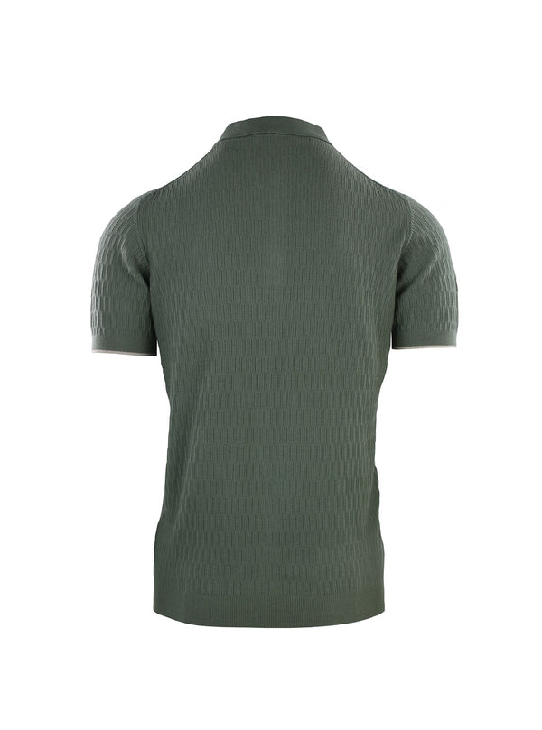 SHORT SLEEVE POLO WITH RECTANGLE LINKS