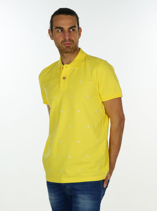 SHORT SLEEVE POLO WITH EMBROIDERY
