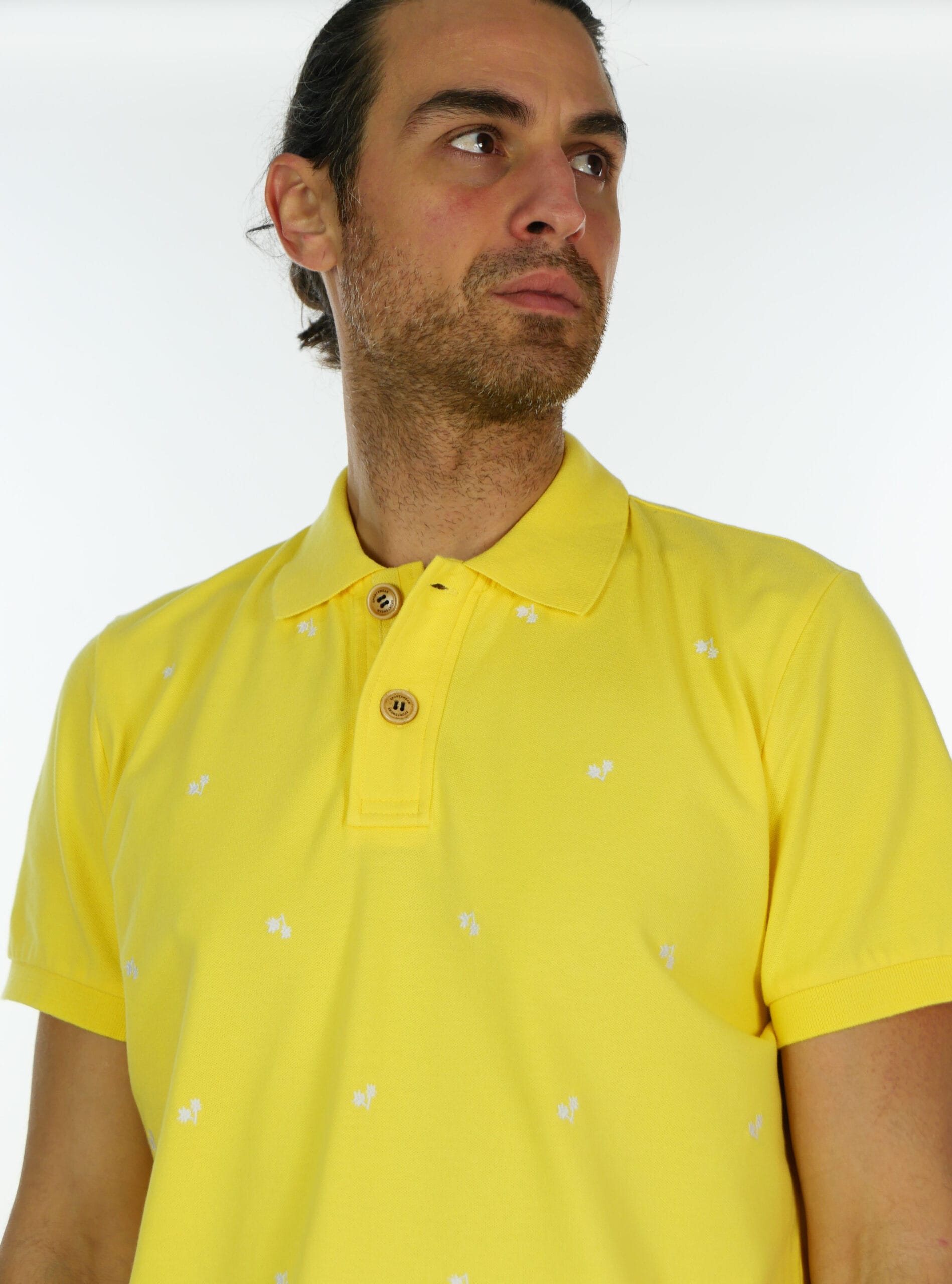 SHORT SLEEVE POLO WITH EMBROIDERY