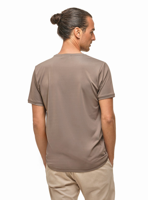 T-SHIRT WITH TECHNICAL FABRIC