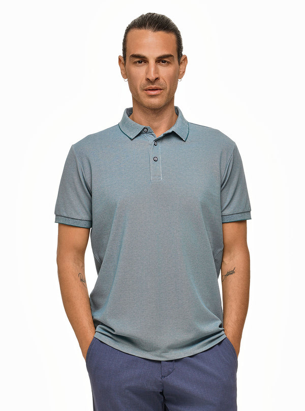 OXFORD PIQUET SHORT-SLEEVED POLO