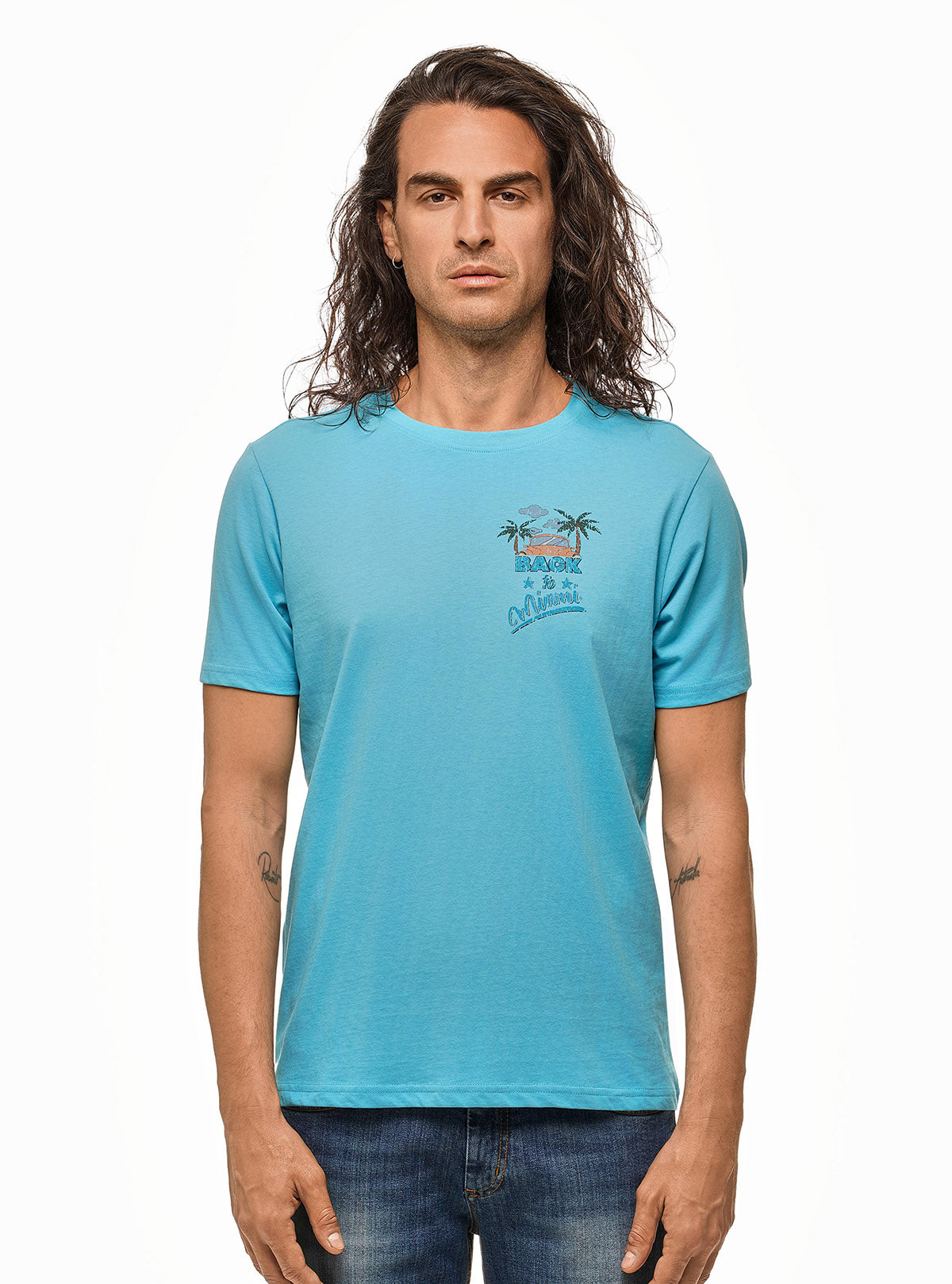 T-SHIRT WITH CAR PRINT