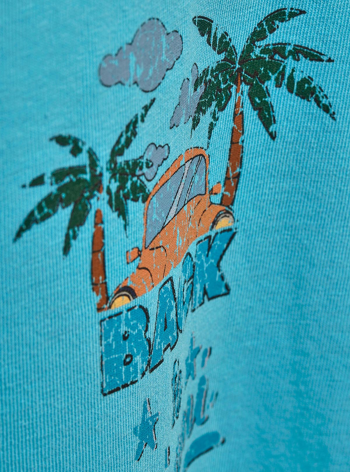 T-SHIRT WITH CAR PRINT