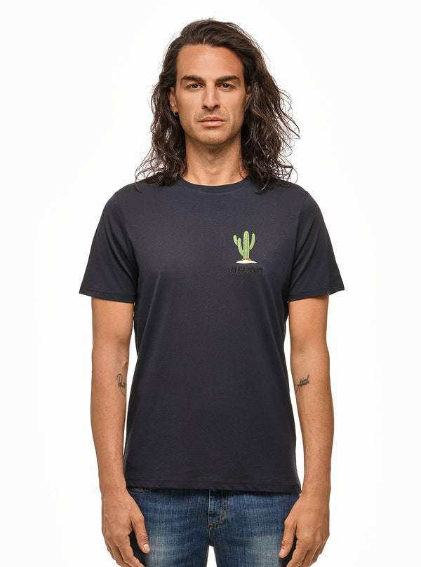 T-SHIRT WITH CACTUS PRINT