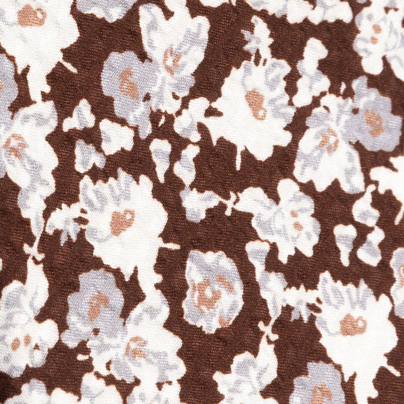 Cravatta artigianale sartoria fatta a mano marrone