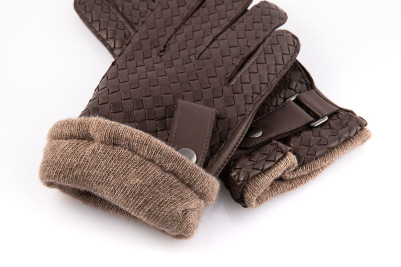 Guanti artigianali in pelle e cashmere sartoria made in italy