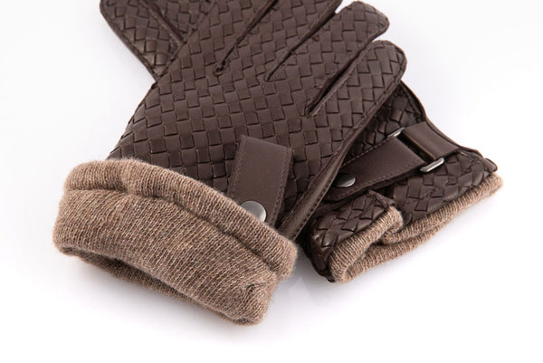 Guanti artigianali in pelle e cashmere sartoria made in italy
