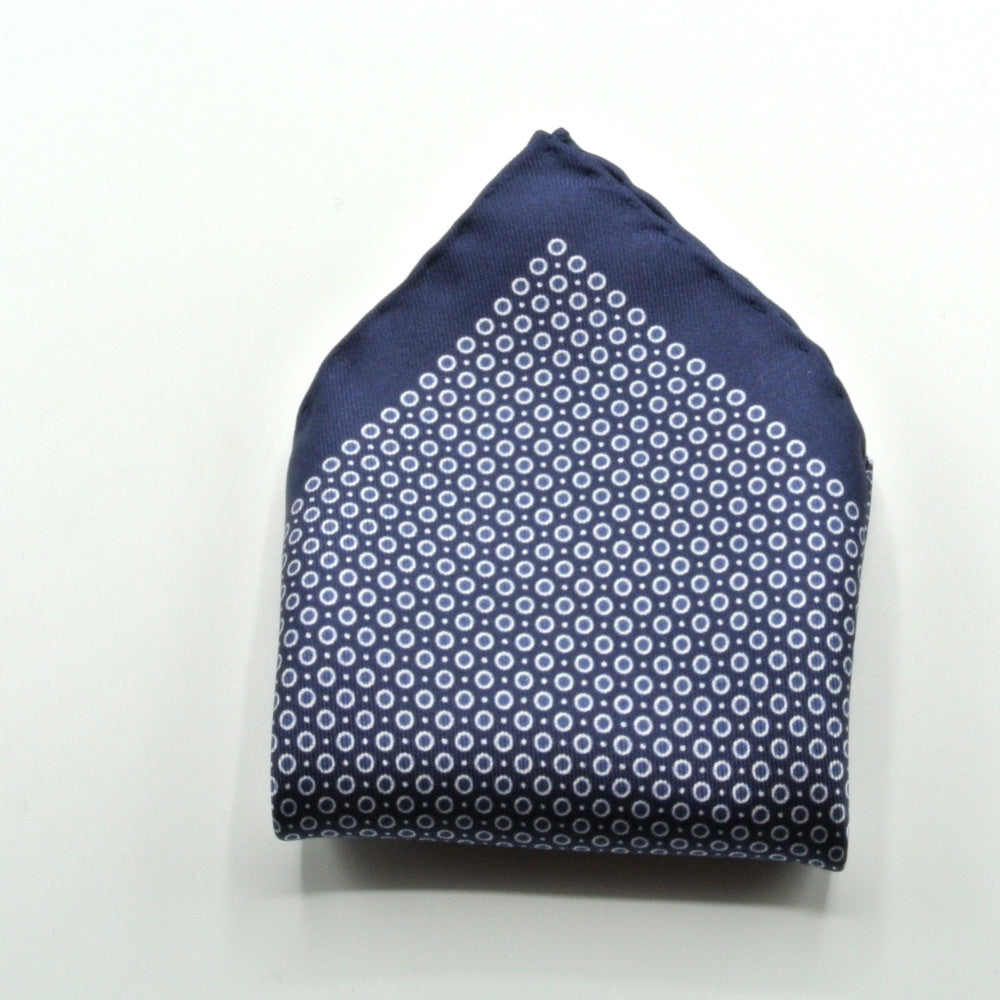 Midnight Blue Pure Silk Clutch