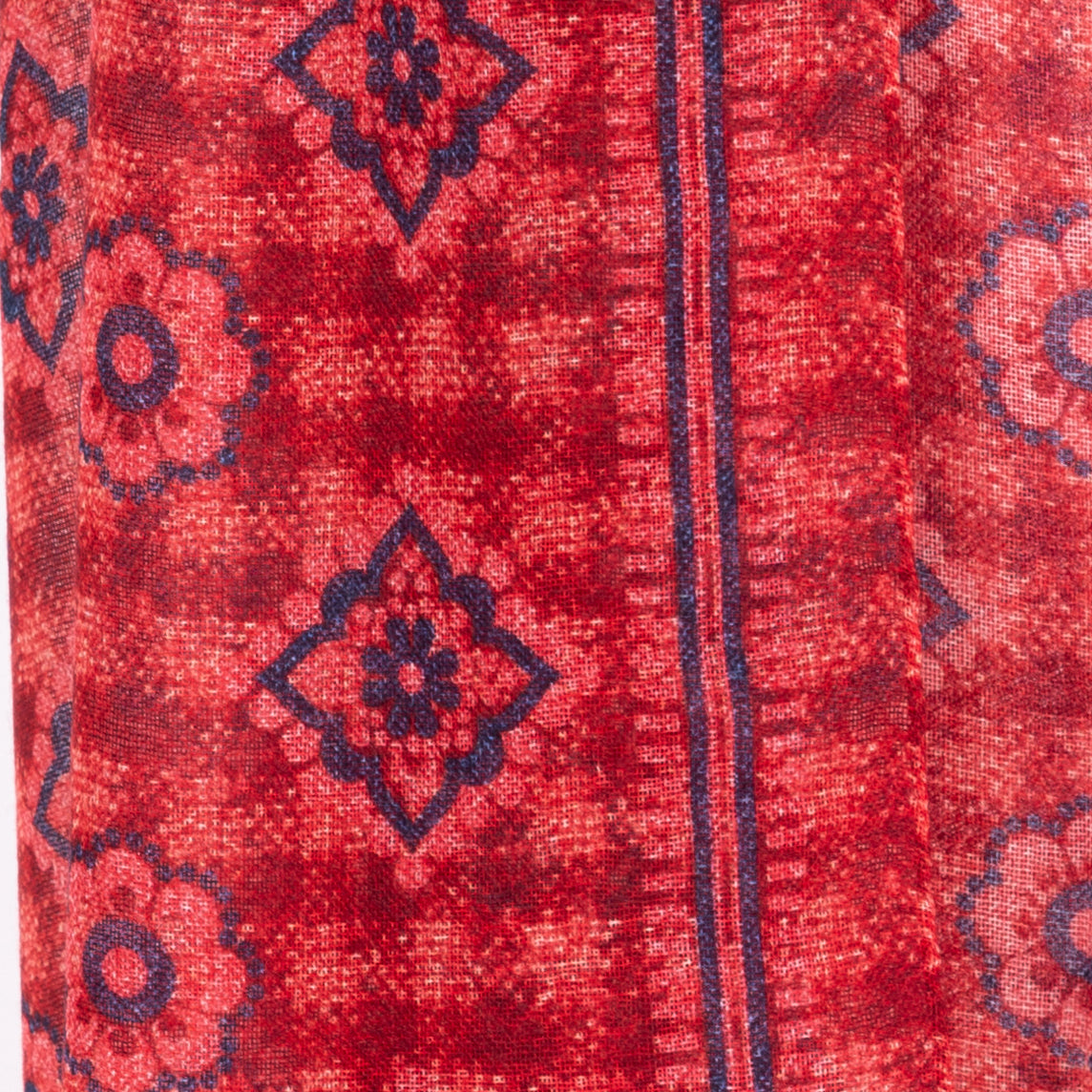 Sciarpa rossa in pura lana