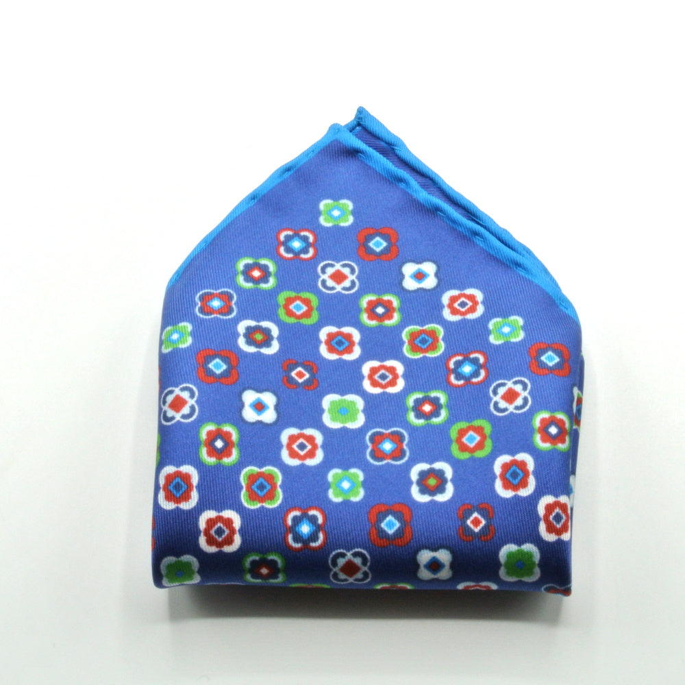 Light Blue Pure Silk Clutch