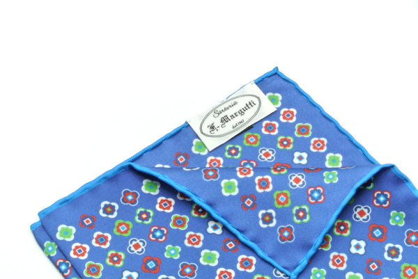 Light Blue Pure Silk Clutch