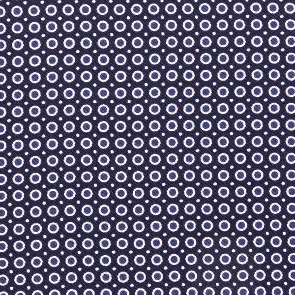 Blauwe patroon kaart houder van puur zijde