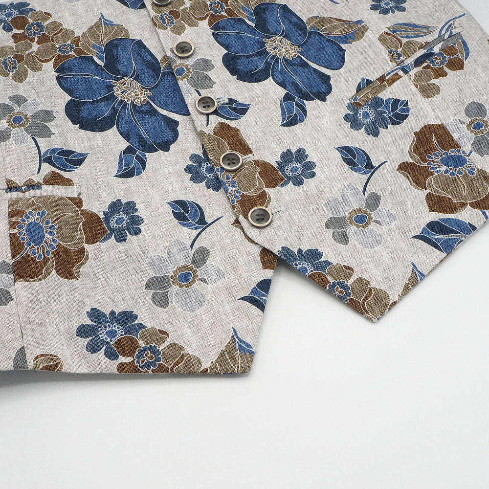 Chaleco Floral de Base Ligera