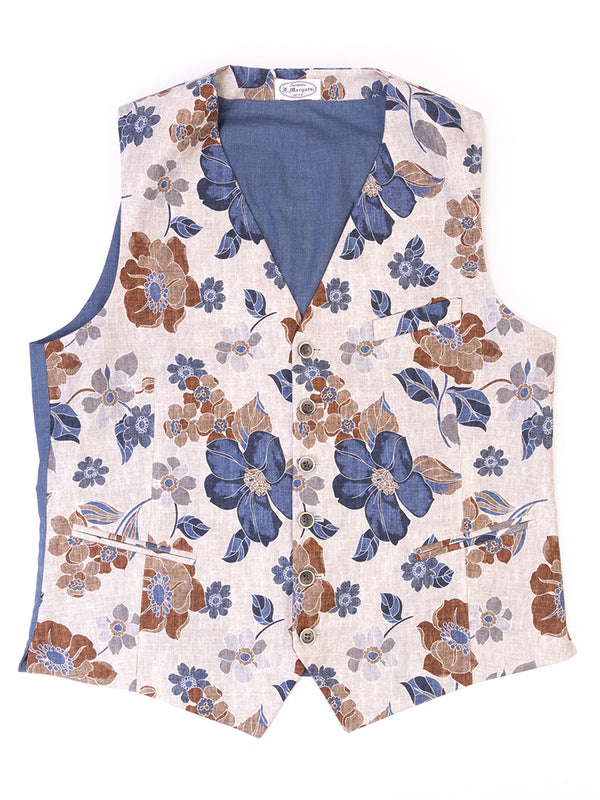 Chaleco Floral de Base Ligera
