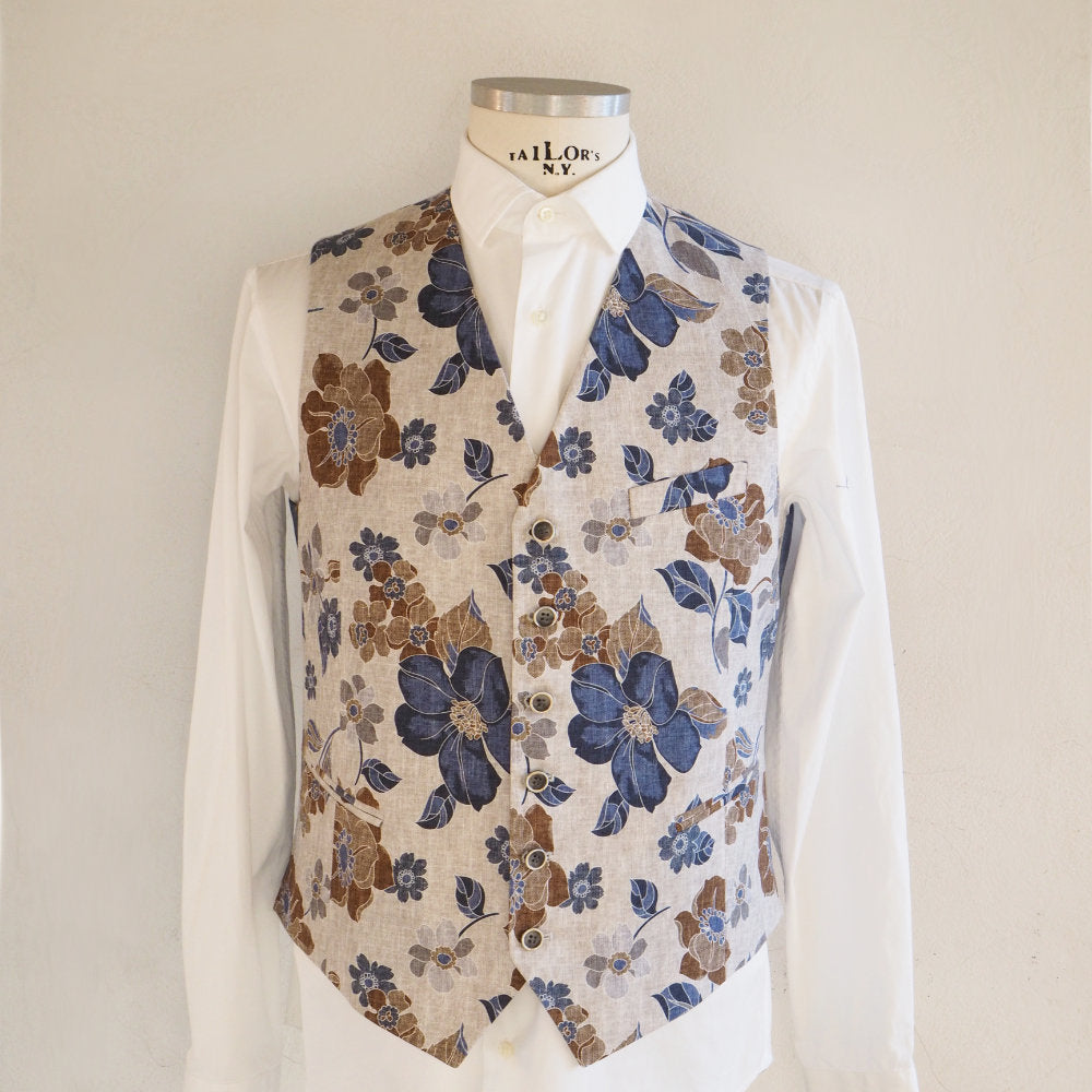 Chaleco Floral de Base Ligera