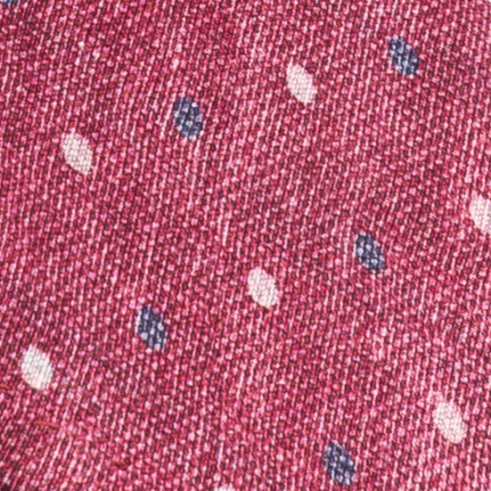 Unlined magenta tie