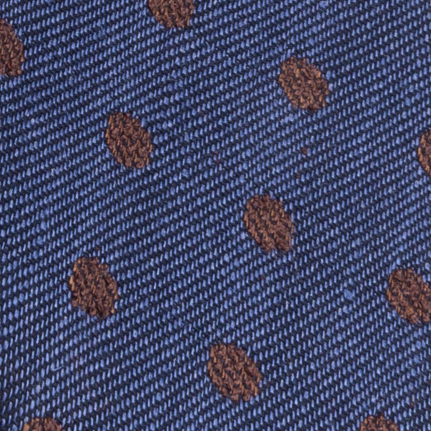Blue and Brown Tie
