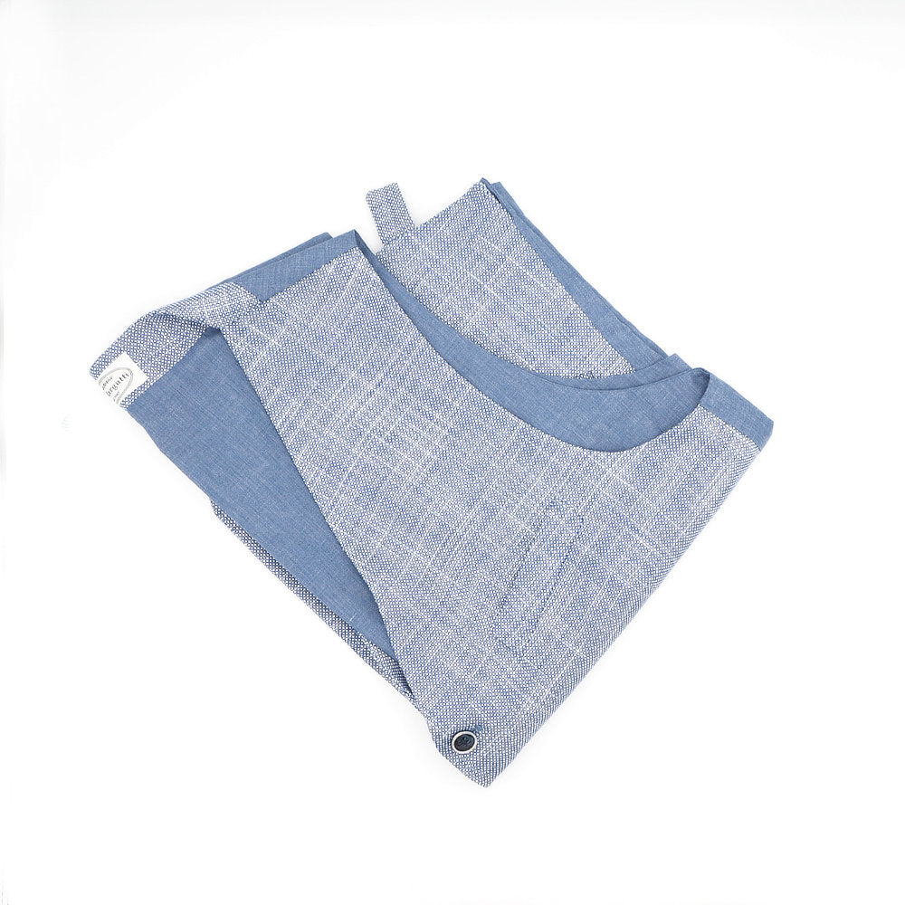 Effen lichtblauw vest