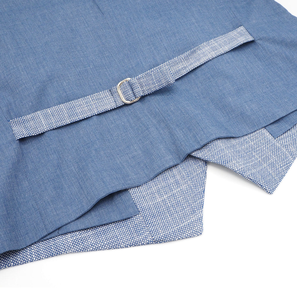Solid light blue vest