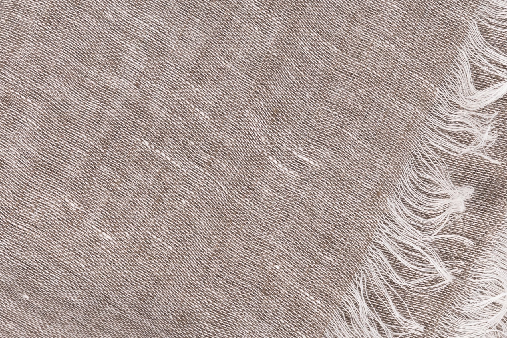 Dove gray pure linen scarf