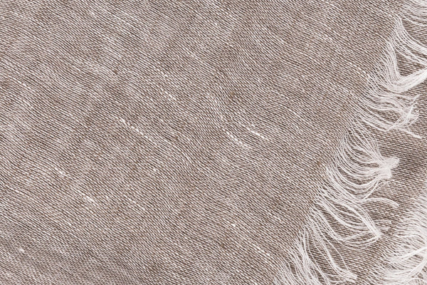 Dove gray pure linen scarf