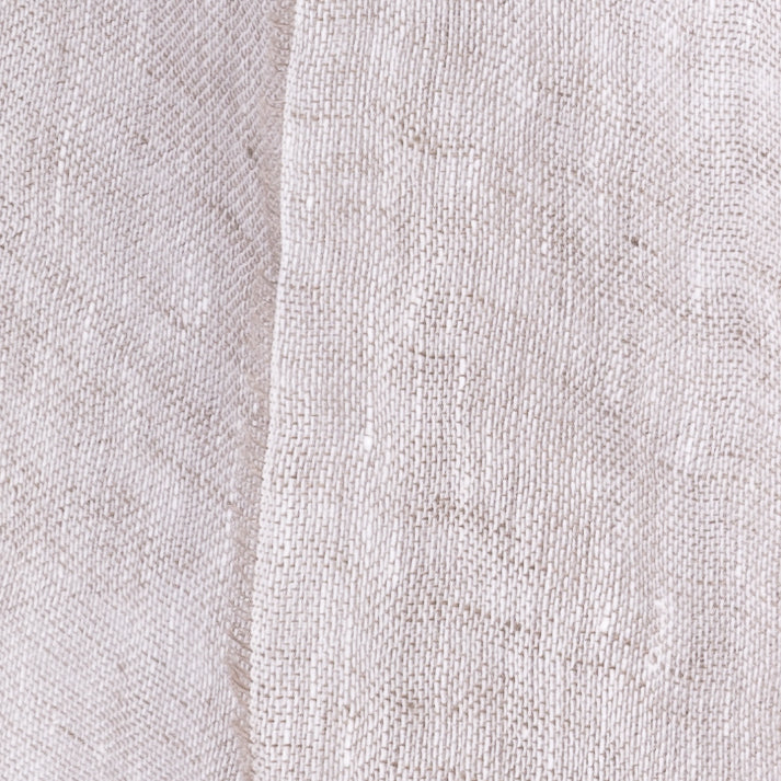 Dove gray pure linen scarf