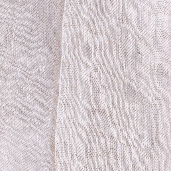 Dove gray pure linen scarf