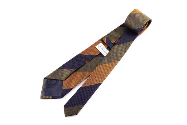 Regimental tie in pure silk