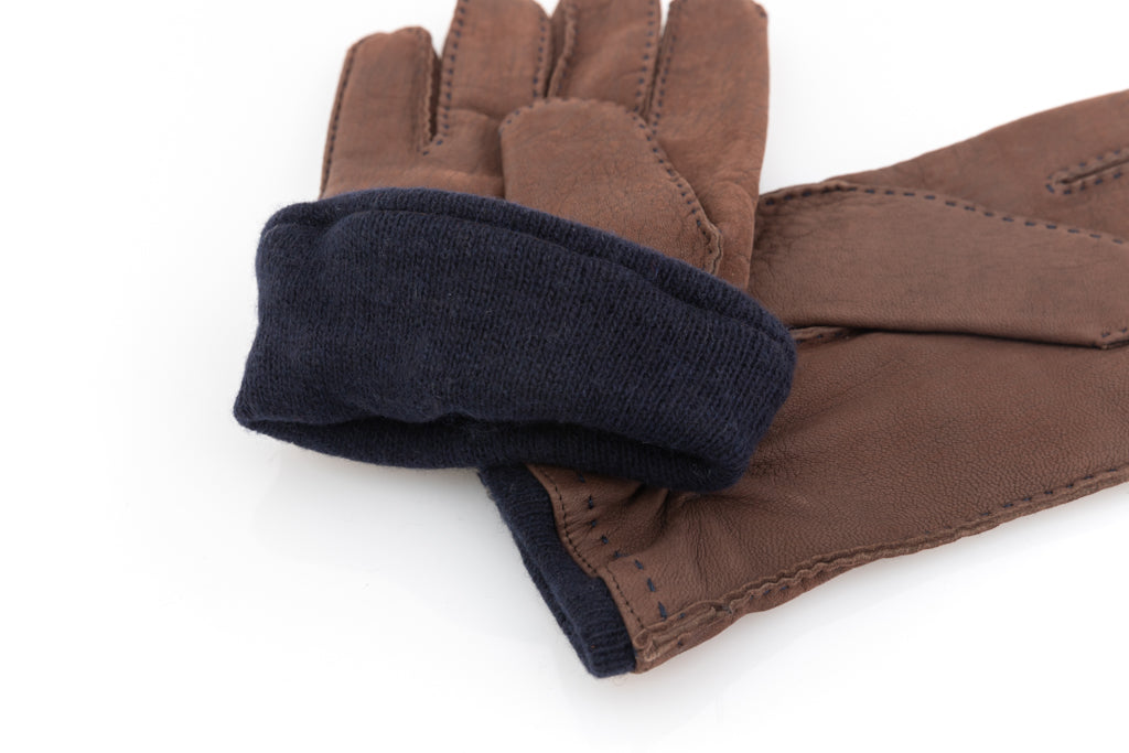 Brown Suede Gloves Size 9