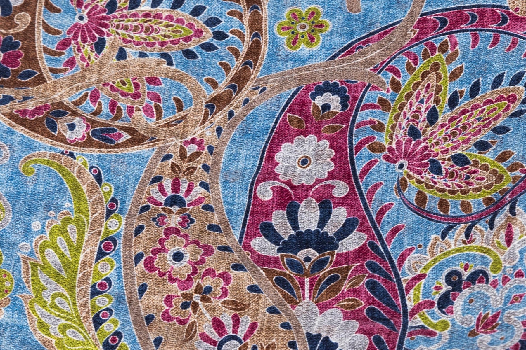 Light blue pure silk scarf
