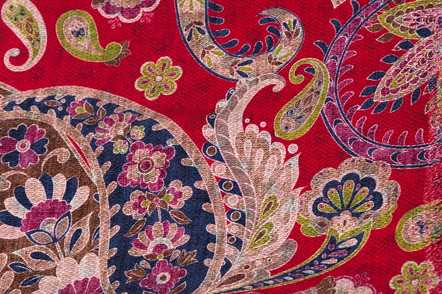 Fuchsia silk scarf