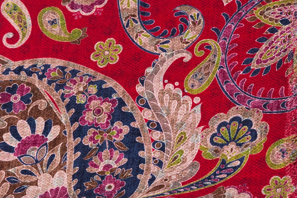 Fuchsia silk scarf