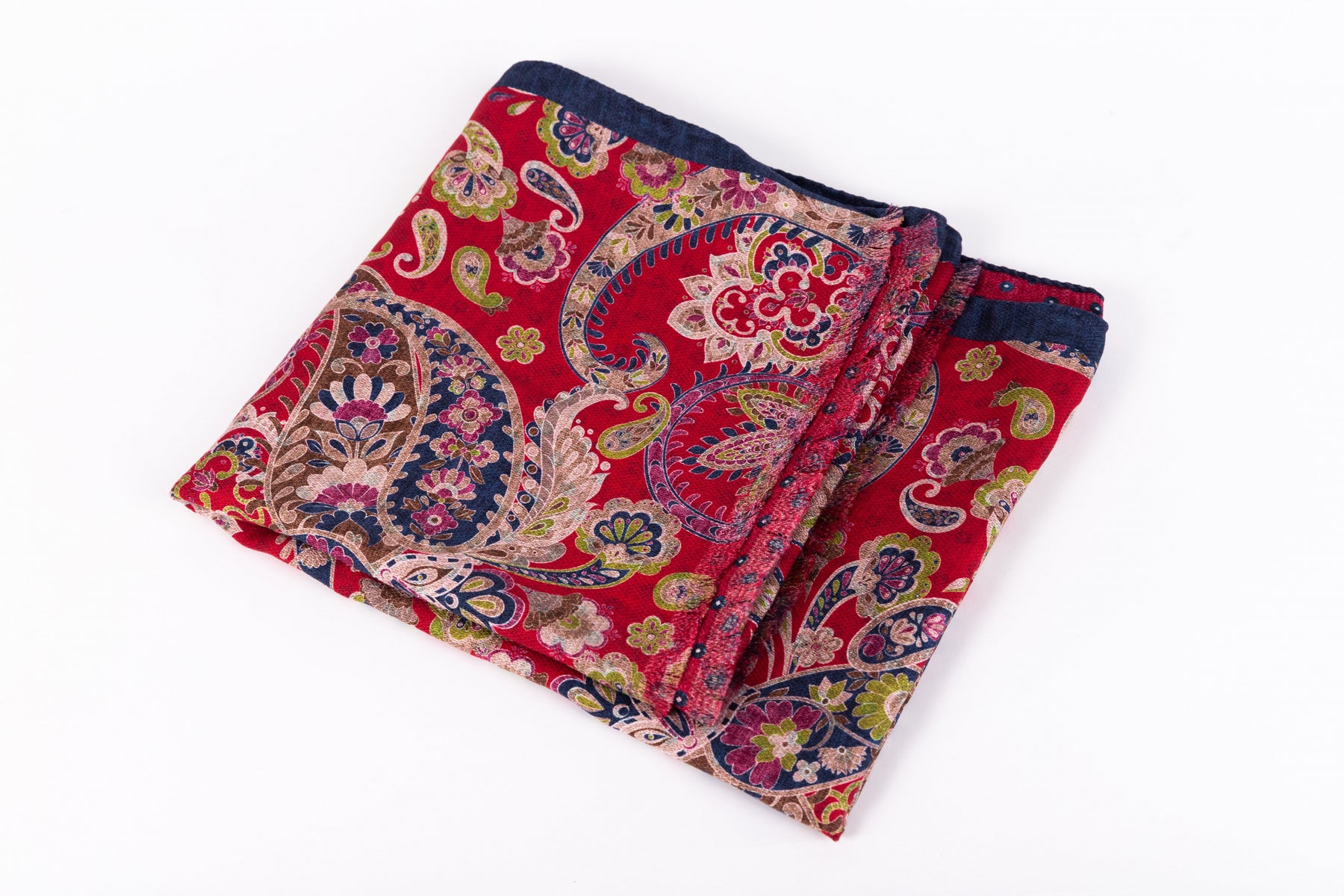 Fuchsia silk scarf