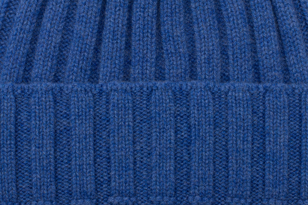Blue cashmere hat
