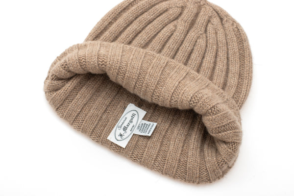 Berretto nocciola cashmere