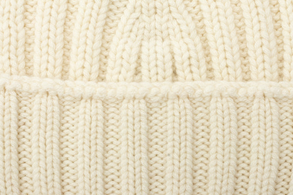 White cashmere hat