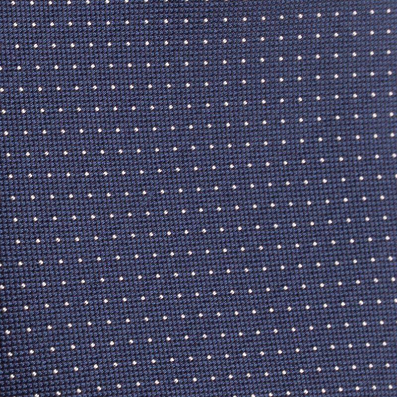 Cravatta artigianale sartoria fatta a mano blu