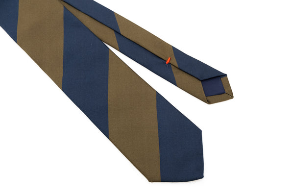 Blue and Green Striped Tie