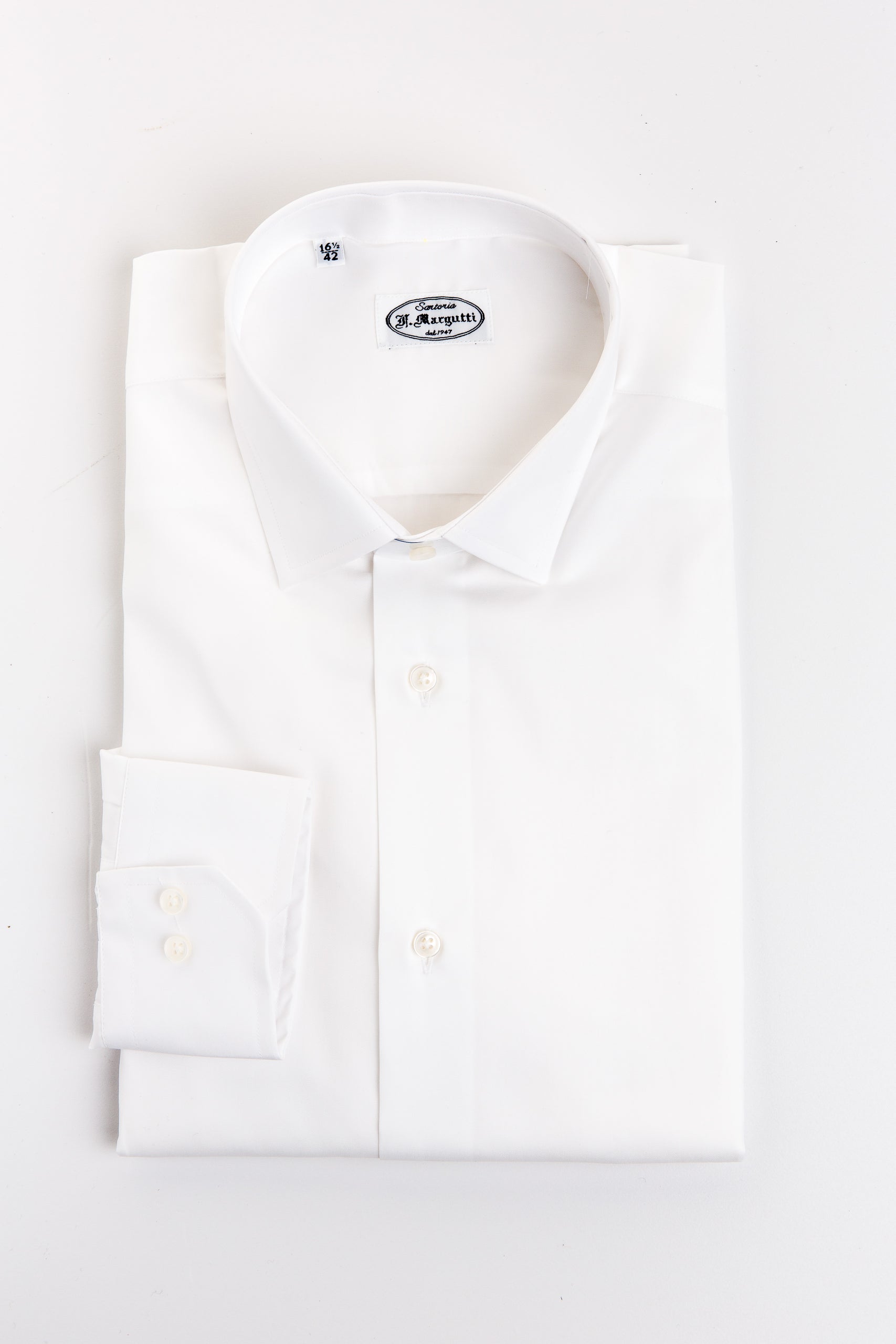 Thomas Mason White Twill Shirt